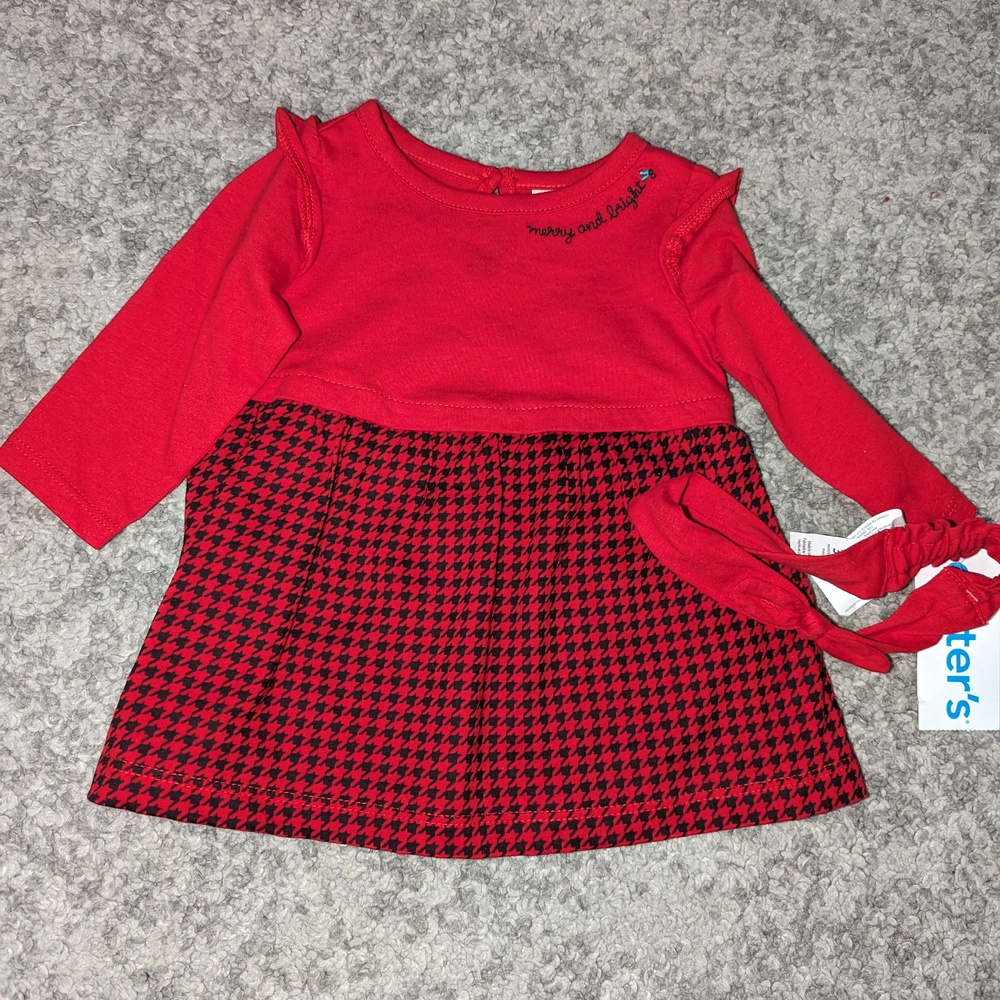 Red 'Merry and Bright' Top